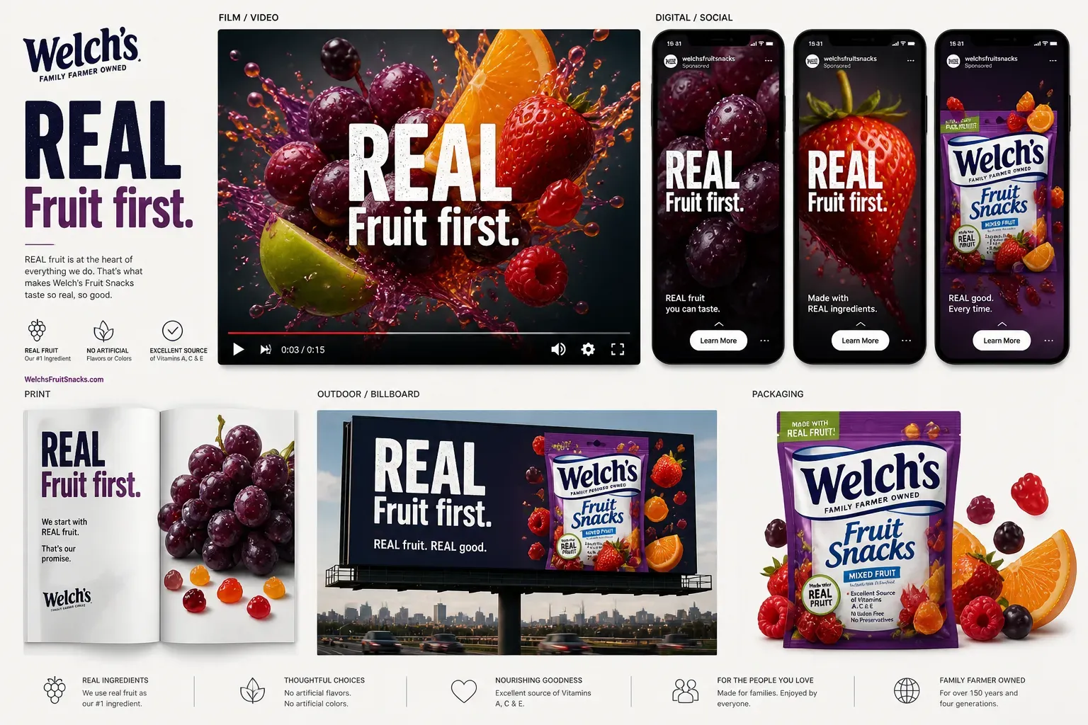 Welch's campaign concept